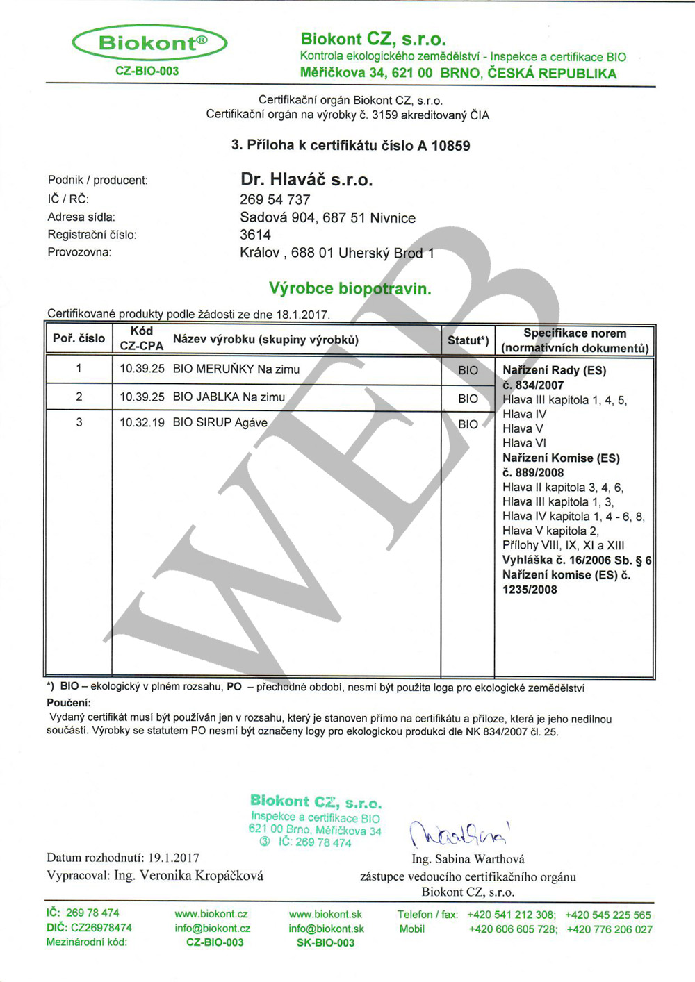 Dr.Hlaváč - BIO Sirup Rakytník 310g