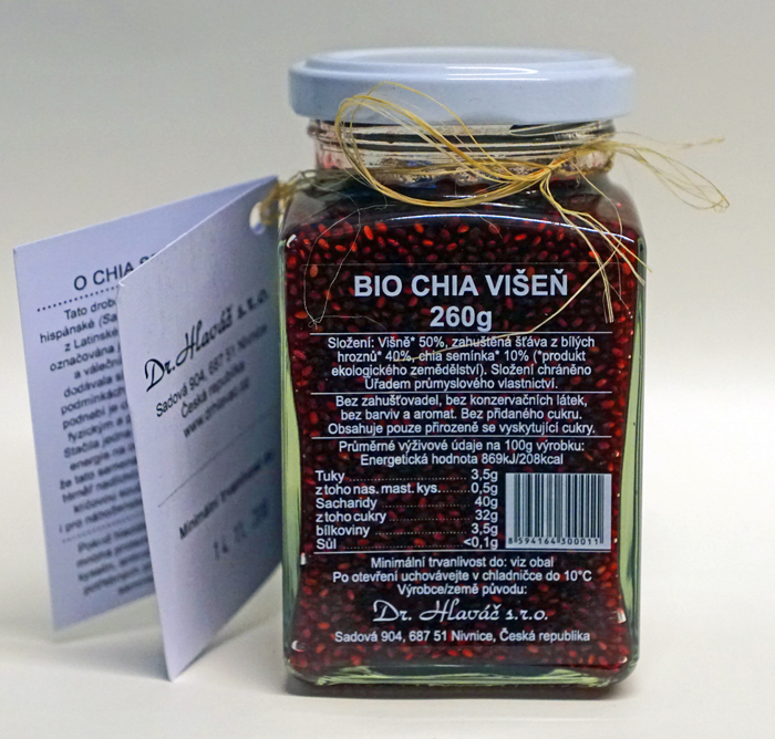 Dr.Hlaváč - BIO Chia Višeň 260g