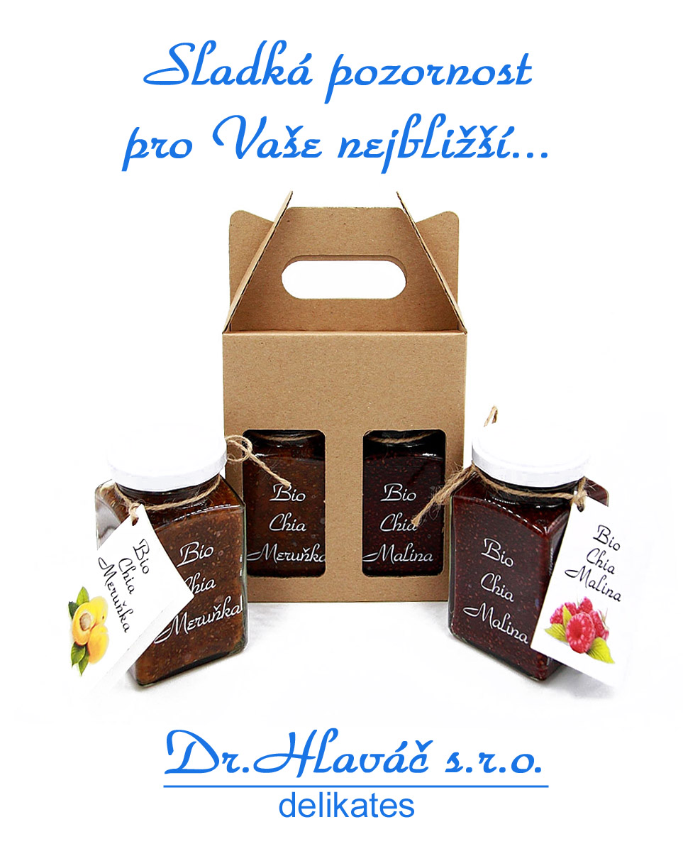 Dr.Hlaváč - BIO Chia Ovoce 2x260g DÁRKOVÉ BALENÍ - různé varianty