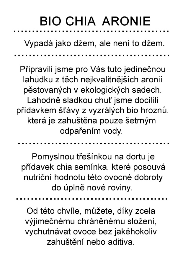 Dr.Hlaváč - BIO Chia Aronie 260g