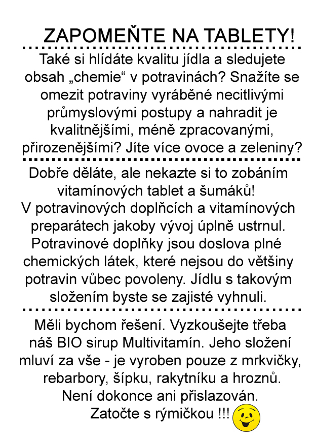 Dr.Hlaváč - BIO Sirup Multivitamín 310g